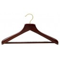 Walnut Suit Hanger w/ Non-Slip Bar