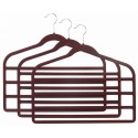 Slim-Line Burgundy Multi Pant Hangers