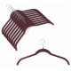 Slim-Line Burgundy Shirt Hangers