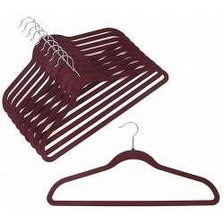 Slim-Line Burgundy Shirt/Pant Hangers