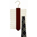 Walnut & Brass Tie Hanger