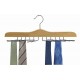 Natural & Chrome Tie Hanger
