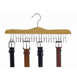 Natural & Chrome Belt Hanger