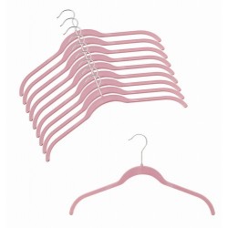 Slim-Line Pink Shirt Hangers