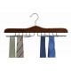 Walnut & Chrome Tie Hanger