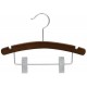 12" Walnut & Chrome Childrens Combination Hanger