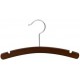 12" Walnut & Chrome Childrens Top Hanger