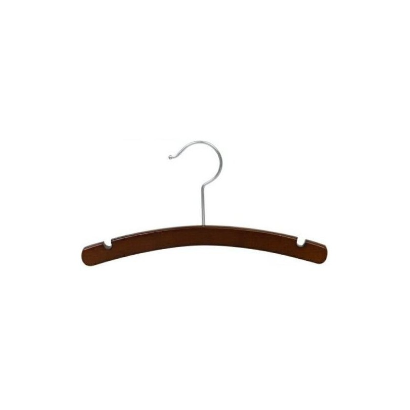 12 Children’s Wooden Top Hanger with Chrome Hook