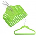 12" Childrens Lime Slim-Line Hanger