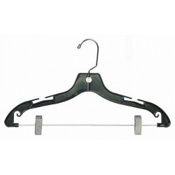 Black 17" Combination Hanger w/ Clips