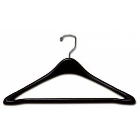 Black 17" Suit Hanger w/ Bar