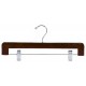 Walnut & Chrome Decorative Pant/Skirt Hanger