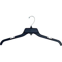 Black 17" Unbreakable Top Hanger