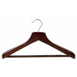 Deluxe Suit Hanger w/ Non-Slip Bar