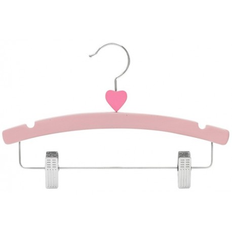 12" Decorative Pink Outfit Hanger