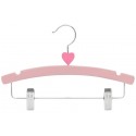 12" Decorative Pink Outfit Hanger