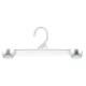 White 10" Gripper Hanger w/ Stationary Hook