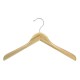 Contoured Bamboo Coat Hanger