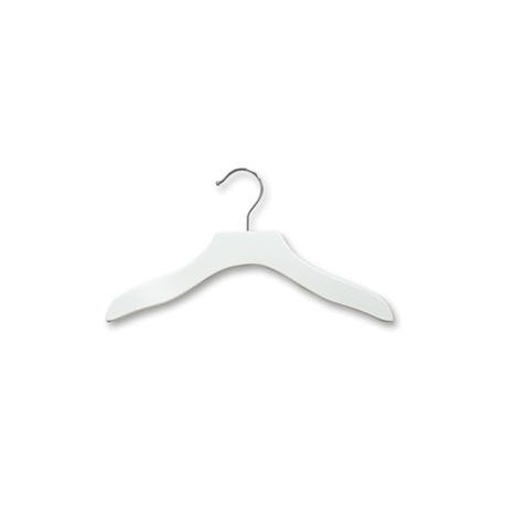 12" White "Wavey" Childrens Top Hanger