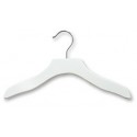 12" White "Wavey" Childrens Top Hanger