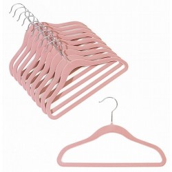 12" Childrens Pink Slim-Line Hanger