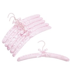 Light Pink Satin Padded Hangers