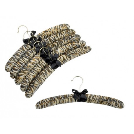 Tiger Print Padded Hanger