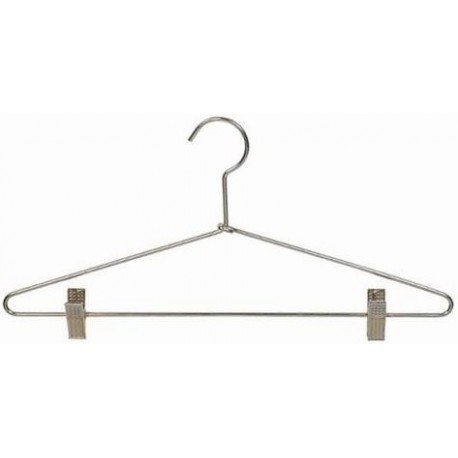 17" Metal Combination Hanger w/ Clips