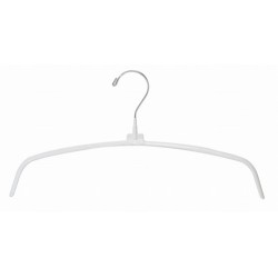 White 16" Non-Slip Metal Hanger
