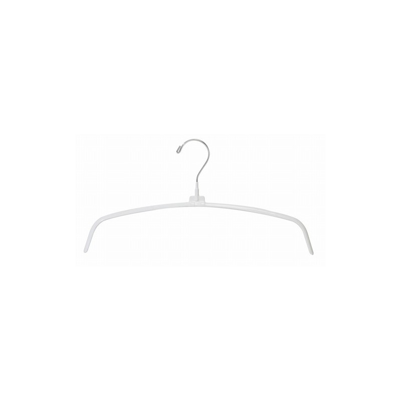 White 16 Non-Slip Metal Hanger - Closet Hanger Factory