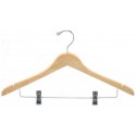 Contoured Combination Hanger w/ Clips