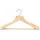 Contoured Suit Hanger w/Non-Slip Bar