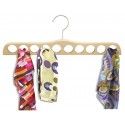 Natural & Chrome Scarf Hanger