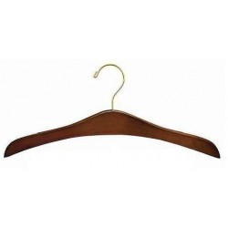 Walnut Decorative Shirt/Dress Hanger